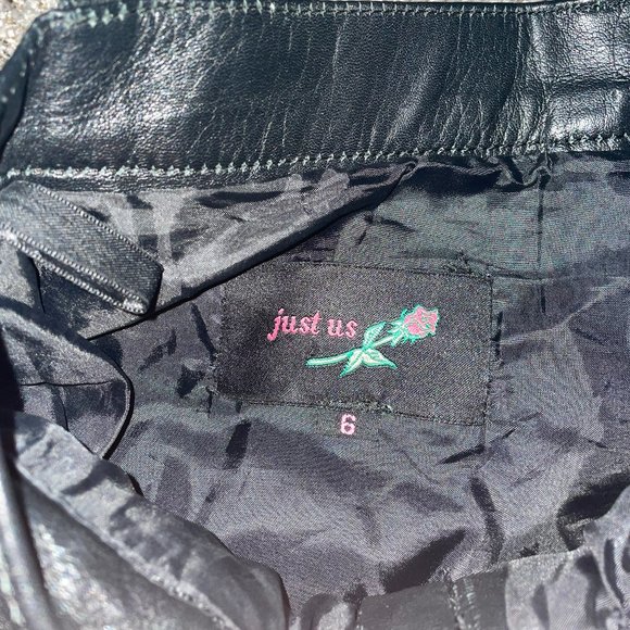 Vintage Lined Leather Pants - Picture 4 of 6